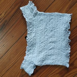 ✨3FOR12✨ White crop top H&M